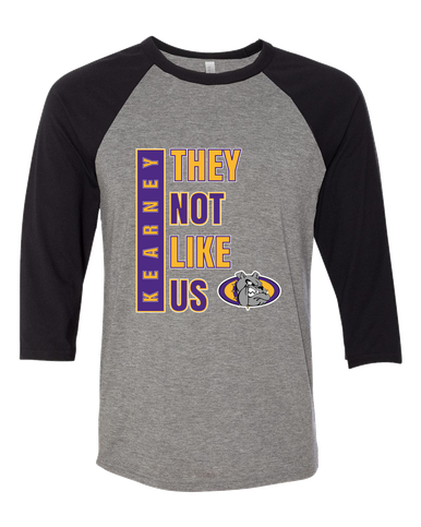 Kearney Bulldogs They Not Like Us #1 Men's Baseball T-Shirt