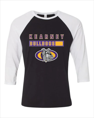 Kearney Bulldogs Mascot #7 Men's Baseball T-Shirt
