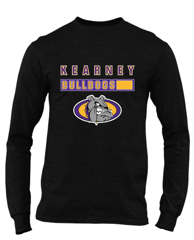Kearney Bulldogs Mascot #7 Men's LS T-Shirt
