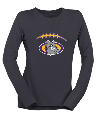 Kearney Bulldogs Football #2 Women's Premium LS T-Shirt