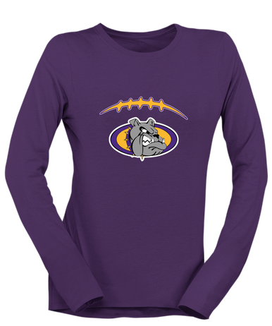 Kearney Bulldogs Football #2 Women's LS T-Shirt