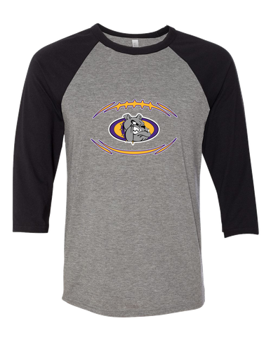 Kearney Bulldogs Football #3 Women's Baseball T-Shirt