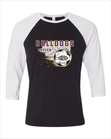 Kearney Bulldogs Soccer #2 Men's Baseball T-Shirt
