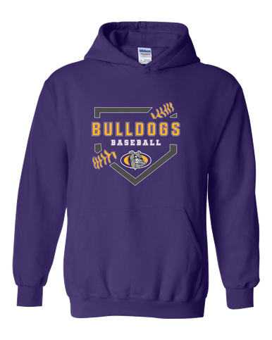 Kearney Bulldogs Baseball #2 Men's Hoodie