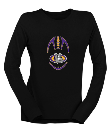 Kearney Bulldogs Football #4 Women's Premium LS T-Shirt