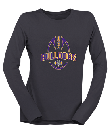 Kearney Bulldogs Football #5 Women's Premium LS T-Shirt