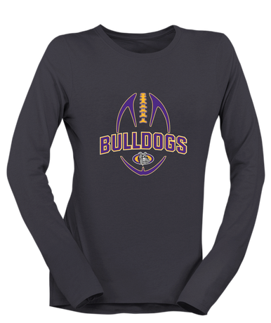 Kearney Bulldogs Football #5 Women's LS T-Shirt