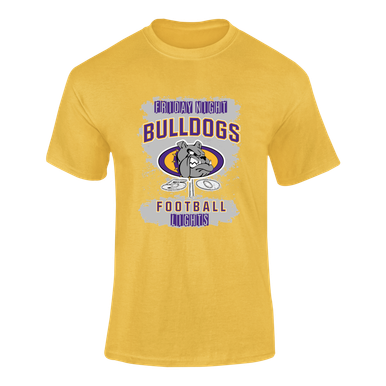 Kearney Bulldogs Football #6 Men's Premium SS T-Shirt
