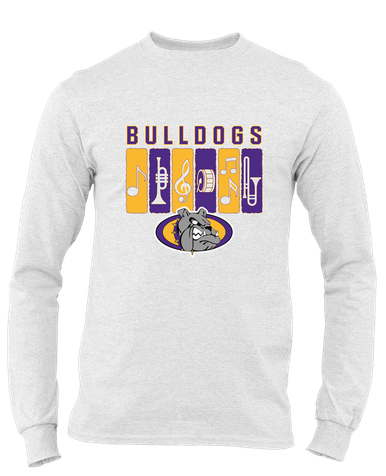 Kearney Bulldogs Band # 2 Men's LS T-Shirt
