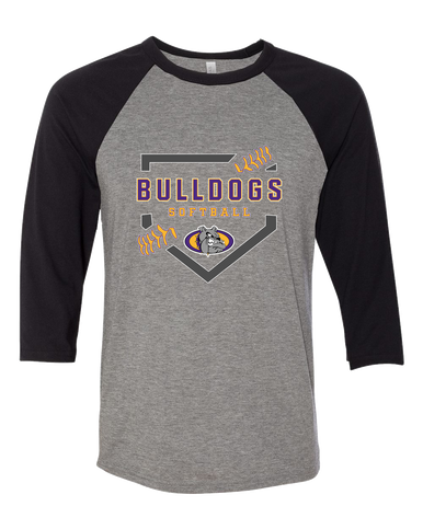 Kearney Bulldogs Softball #2 Women's Baseball T-Shirt