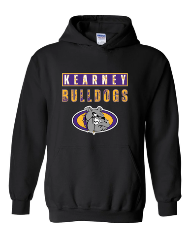 Kearney Bulldogs Mascot #9 Men's Hoodie