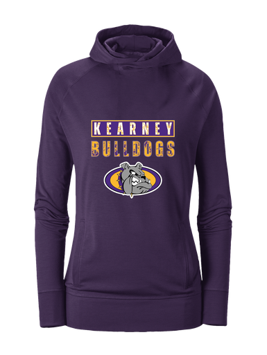 Kearney Bulldogs Mascot #9 Women's Hoodie