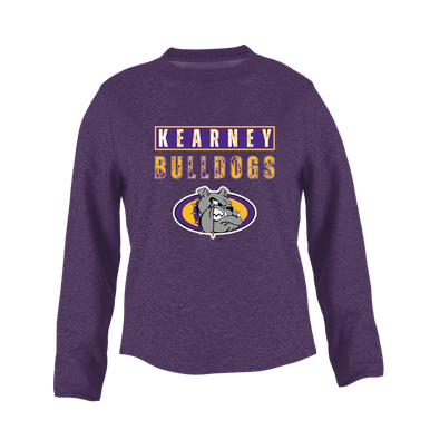 Kearney Bulldogs Mascot #9 Women's Sweatshirt