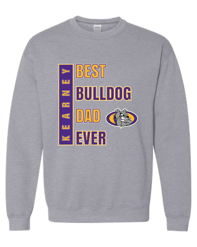 Kearney Bulldogs Best Bulldog Dad Men's Sweatshirt