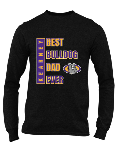 Kearney Bulldogs Best Bulldog Dad Men's Premium LS T-Shirt