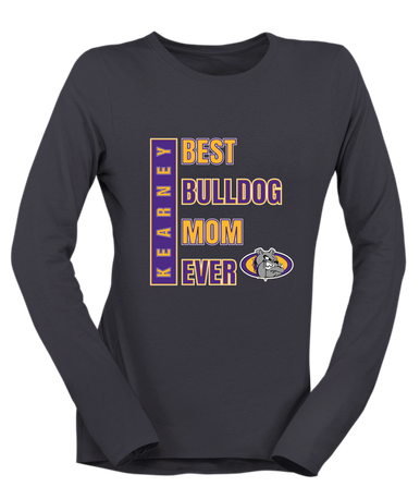 Kearney Bulldogs Best Bulldog Mom Women's Premium LS T-Shirt