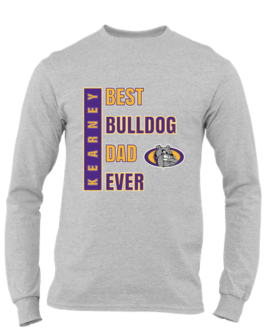 Kearney Bulldogs Best Bulldog Dad Men's LS T-Shirt