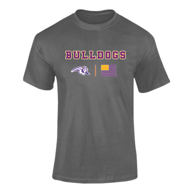 Wauconda Bulldogs Team Colors Flag Men's SS T-Shirt