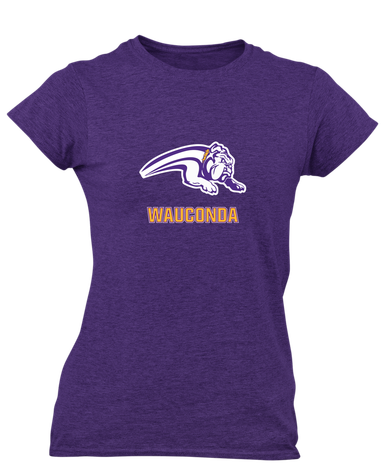 Wauconda Bulldogs Mascot #2 Women's Premium SS T-Shirt