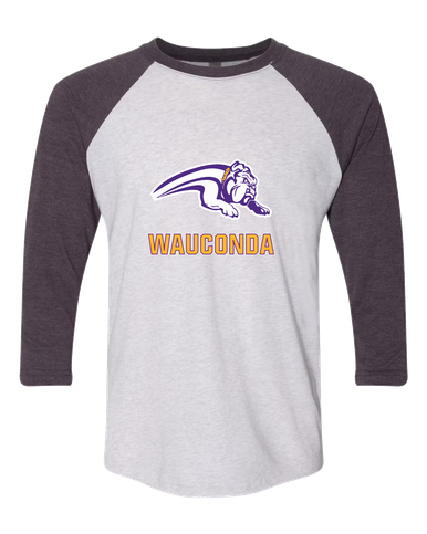 Wauconda Bulldogs Mascot #2 Women's Baseball T-Shirt