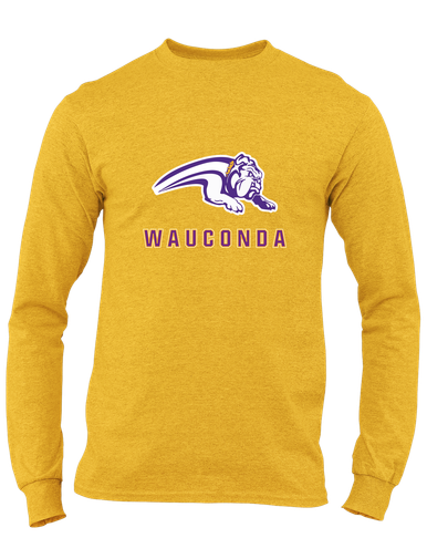 Wauconda Bulldogs Mascot #2 Men's LS T-Shirt