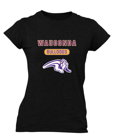 Wauconda Bulldogs Mascot #3 Women's Premium SS T-Shirt