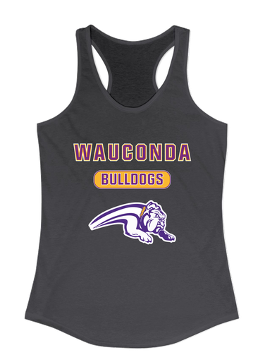 Wauconda Bulldogs Mascot #3 Women's Tank Top
