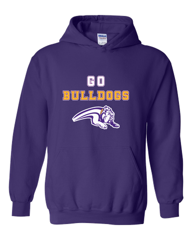 Wauconda Bulldogs Go Team Men's Hoodie