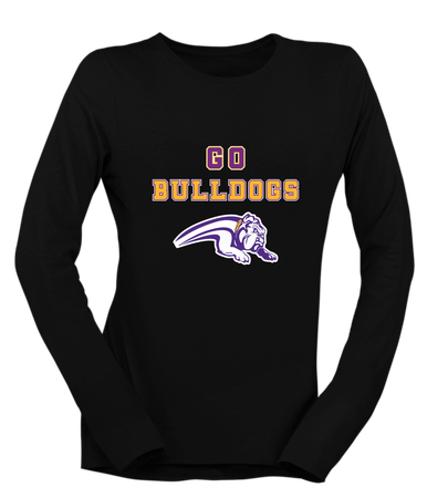Wauconda Bulldogs Go Team Women's LS T-Shirt