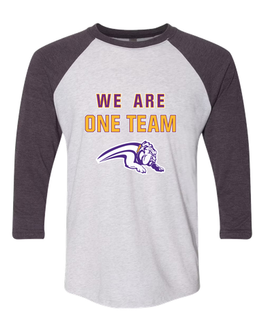 Wauconda Bulldogs We Are One Team Women's Baseball T-Shirt