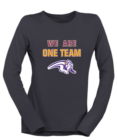 Wauconda Bulldogs We Are One Team Women's LS T-Shirt