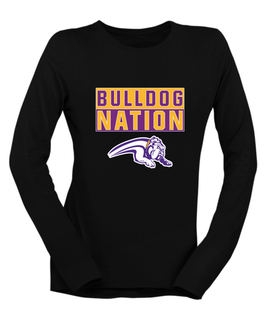 Wauconda Bulldogs Nation #1 Women's Premium LS T-Shirt
