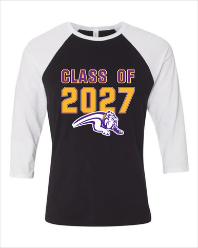 Wauconda Bulldogs Class of 2027 Women's Baseball T-Shirt