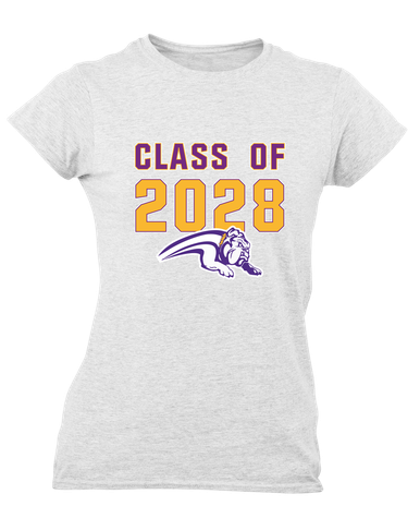 Wauconda Bulldogs Class of 2028 Women's Premium SS T-Shirt