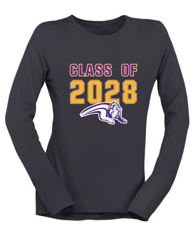 Wauconda Bulldogs Class of 2028 Women's Premium LS T-Shirt