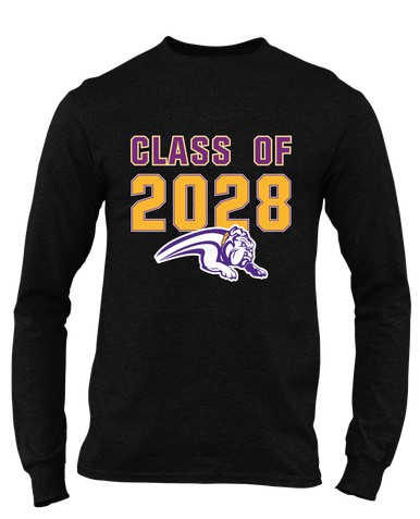 Wauconda Bulldogs Class of 2028 Men's Premium LS T-Shirt