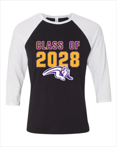 Wauconda Bulldogs Class of 2028 Men's Baseball T-Shirt