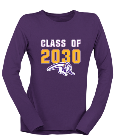 Wauconda Bulldogs Class of 2030 Women's LS T-Shirt
