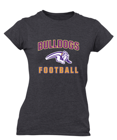 Wauconda Bulldogs Football #1 Women's Premium SS T-Shirt