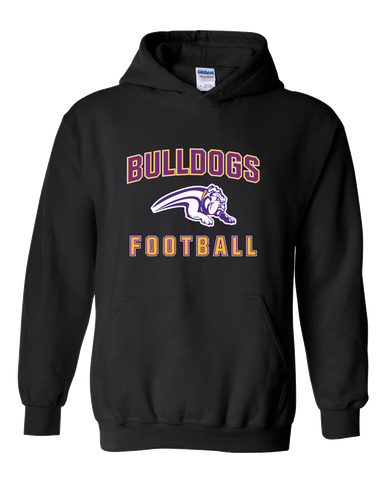 Wauconda Bulldogs Football #1 Men's Hoodie