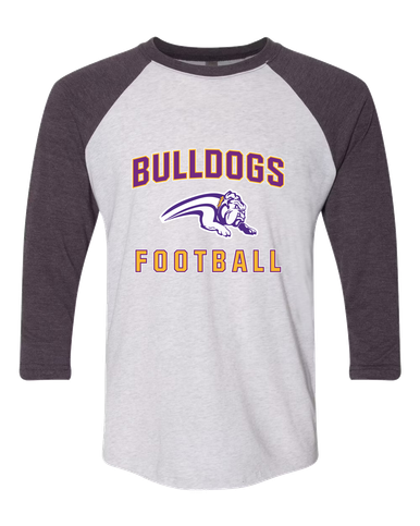 Wauconda Bulldogs Football #1 Women's Baseball T-Shirt