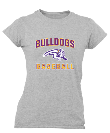 Wauconda Bulldogs Baseball #1 Women's SS T-Shirt