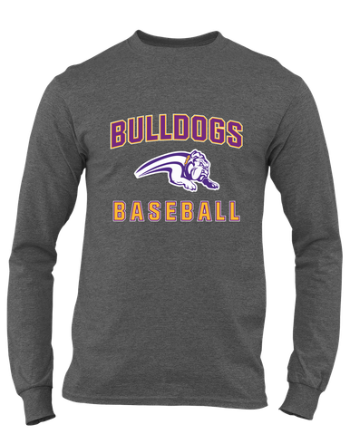 Wauconda Bulldogs Baseball #1 Men's LS T-Shirt