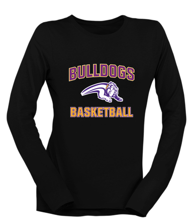 Wauconda Bulldogs Basketball #1 Women's Premium LS T-Shirt