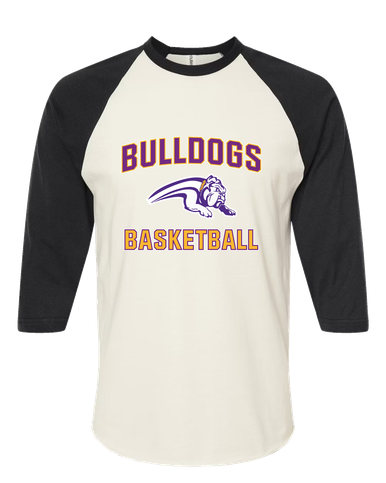 Wauconda Bulldogs Basketball #1 Men's Baseball T-Shirt