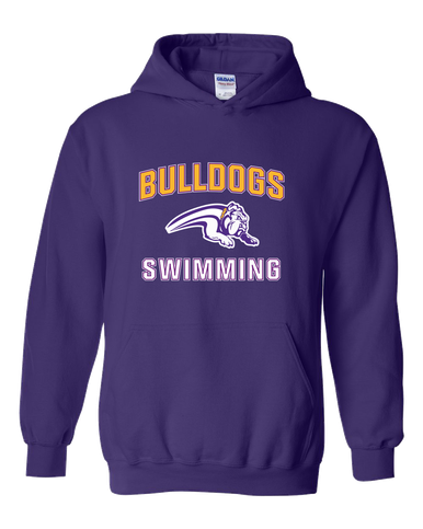 Wauconda Bulldogs Swimming Men's Hoodie