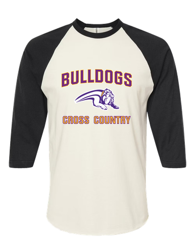 Wauconda Bulldogs Cross Country Men's Baseball T-Shirt
