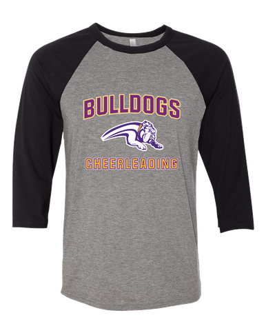 Wauconda Bulldogs Cheerleading Women's Baseball T-Shirt