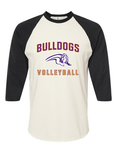 Wauconda Bulldogs Volleyball Women's Baseball T-Shirt