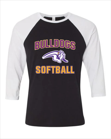 Wauconda Bulldogs Softball #1 Women's Baseball T-Shirt